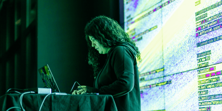 Alexandra Cardenas Algorave at 42 Berlin